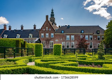view on the tourist hotspot prince garden (prinsentuin) in the city of Groningen in the Netherlands 