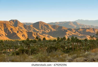 View On The Valley With The City Of Palm Springs And San Jacinto Mountains In The Background.