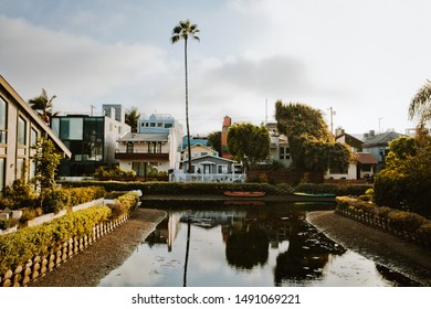 View On Venice Canals, California