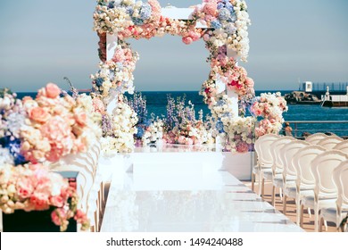 View On Wedding Archway In Front