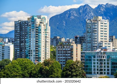 View On The West End Of Vancouver Across English Bay