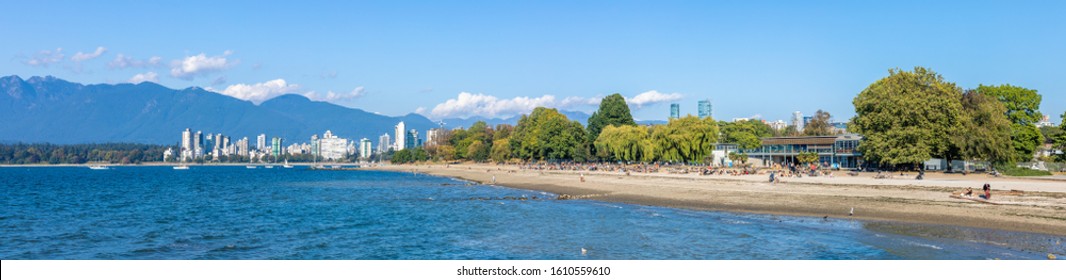 View On Wreck Beach Vancouver Canada