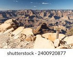 View from Ooh Aah Point along South Kaibab Trail, Grand Canyon, AZ, USA