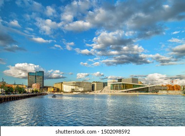 View Of Oslo City, Opera House And Gamle Neighbourhood