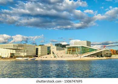 View Of Oslo City, Opera House And Gamle Neighbourhood