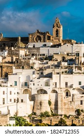 View Of Ostuni In The Province Of Brindisi, Apulia, Italy