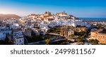 View of Ostuni white town, Brindisi, Puglia (Apulia), Italy, Europe. Old Town is Ostuni