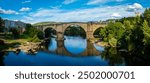 View of Ourense bridges, a city in northwestern Spain, known for its hot springs, Galicia, Europe