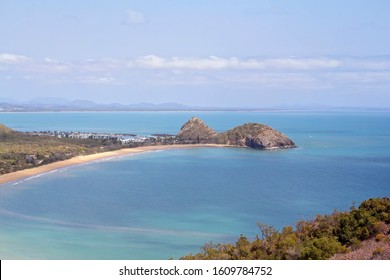 View Out To Coral Sea From Bluff Point On The Capricorn Coast Of Australia