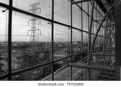 The view outside of building