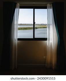The view outside the window