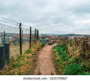 A view over Aalborg Denmark from a different kind of angle