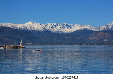 A View Over The Argolic Gulf, Peloponnese, Greece