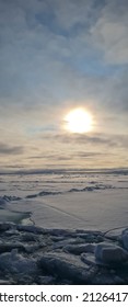 View Over Artic Ocean In The Summer