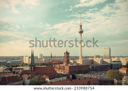 Similar – Berlin Panorama with view of Museum Island