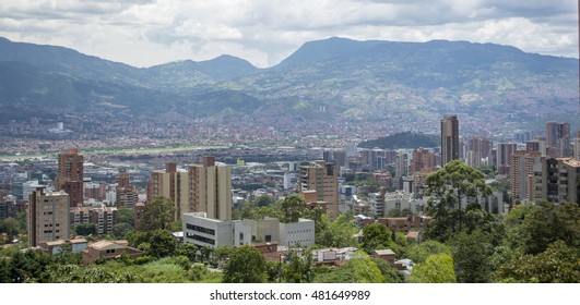 View Over City Medellin Colombia South Stock Photo 481649989 Shutterstock