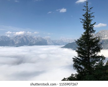 View over the clouds, Austria