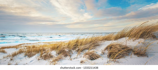 View over the danish north sea coast - Shutterstock ID 1333211438