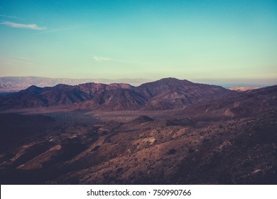 View Over Desert Near Palm Springs California