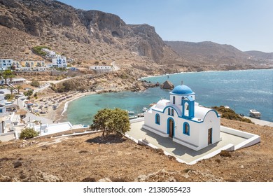 View Over Greek Fishing Village, Karpathos, Greece