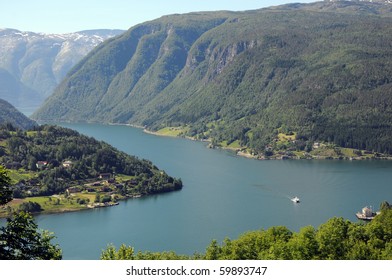 View Over Hardangerfjord, Norway