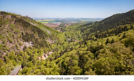 View Over The Harz In Germany