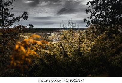 View Over Horizon From The Top Of Mount Nemo, Ontario, Canada