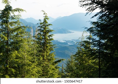 View over the Howe Sound Inlet, British Columbia, Canada