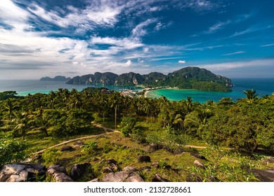 view over the island of Ko Phi Phi