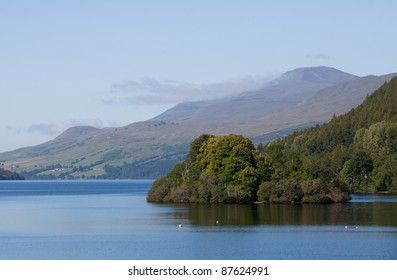 View Over Loch Tay To Ben Lawers