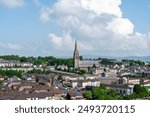 View over Londonderry Derry City Northern Ireland County Derry