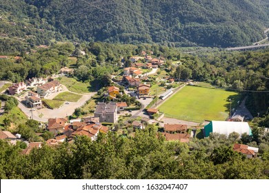 A View Over Montale Village (Aulla), Province Of Massa And Carrara, Tuscany, Italy