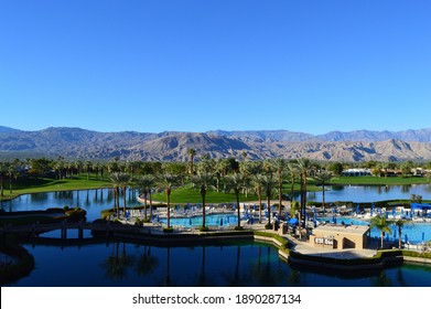 View Over Palm Springs In California