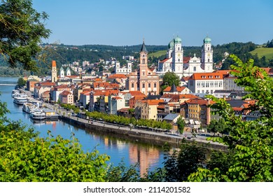 View Over Passau, Bavaria, Germany 