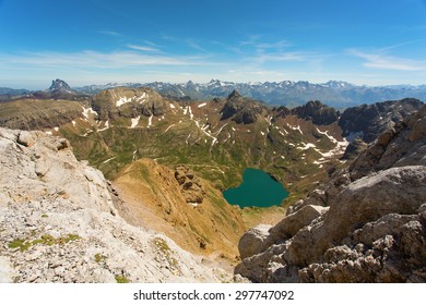 View Over Pyrenees Mountains