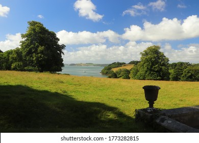 View Over The River Fal From The Meadows 