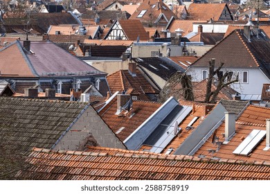 A view over a roofscape
