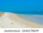 View over Shell Beach, Herm, Channel Islands, United Kingdom, Europe 