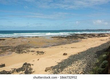 The View Over The Surf Beach On Phillip Island, Victoria, Australia