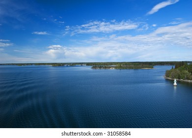 View Over Swedish Archipelago