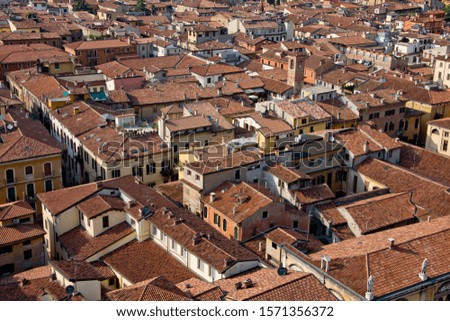 Similar – Image, Stock Photo View over Verona, Italy