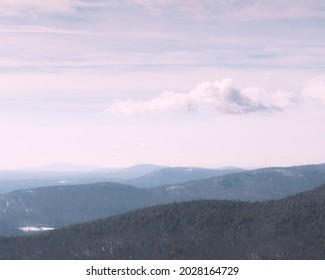 The View Over The Wapack Range Of Mountains In Southern New Hampshire