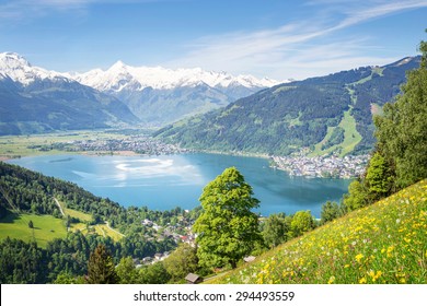 View over Zell am See in Summer, Austria - Shutterstock ID 294493559