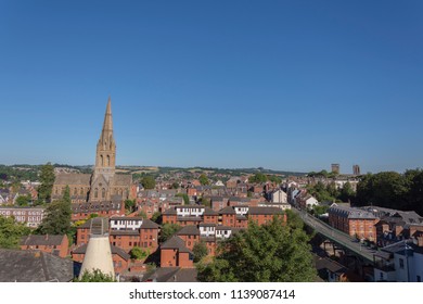 View Overlooking Exeter With St Michaels Church In The Distance