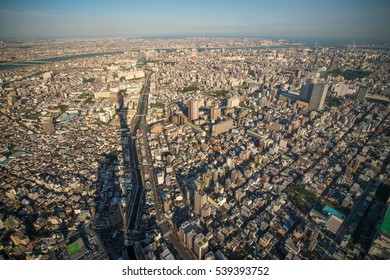 view overlooking the town