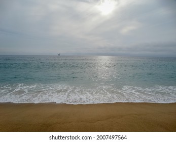 View Of The Pacific Ocean In Viña Del Mar Chile