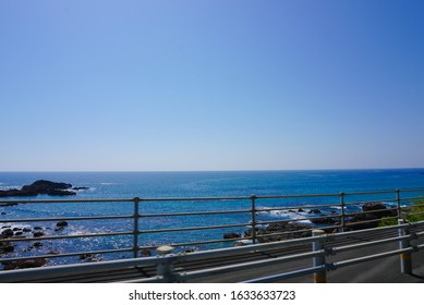 View of Pacific Ocean, in Kochi Prefecture