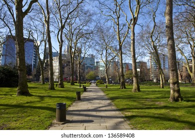 View Of Paddington Green In London.