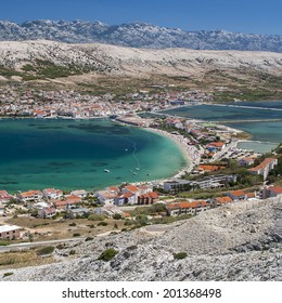 View Of Pag In Croatia 