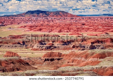 View of the Painted Desert section of Petrified Forest National Park near Holbrook Arizona